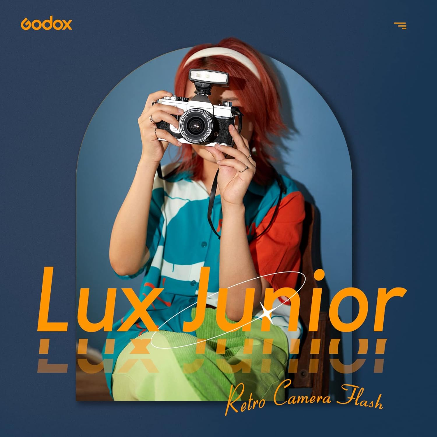 Godox Lux Junior Retro Camera Flash 6000K±200K Compatible Canon Nikon