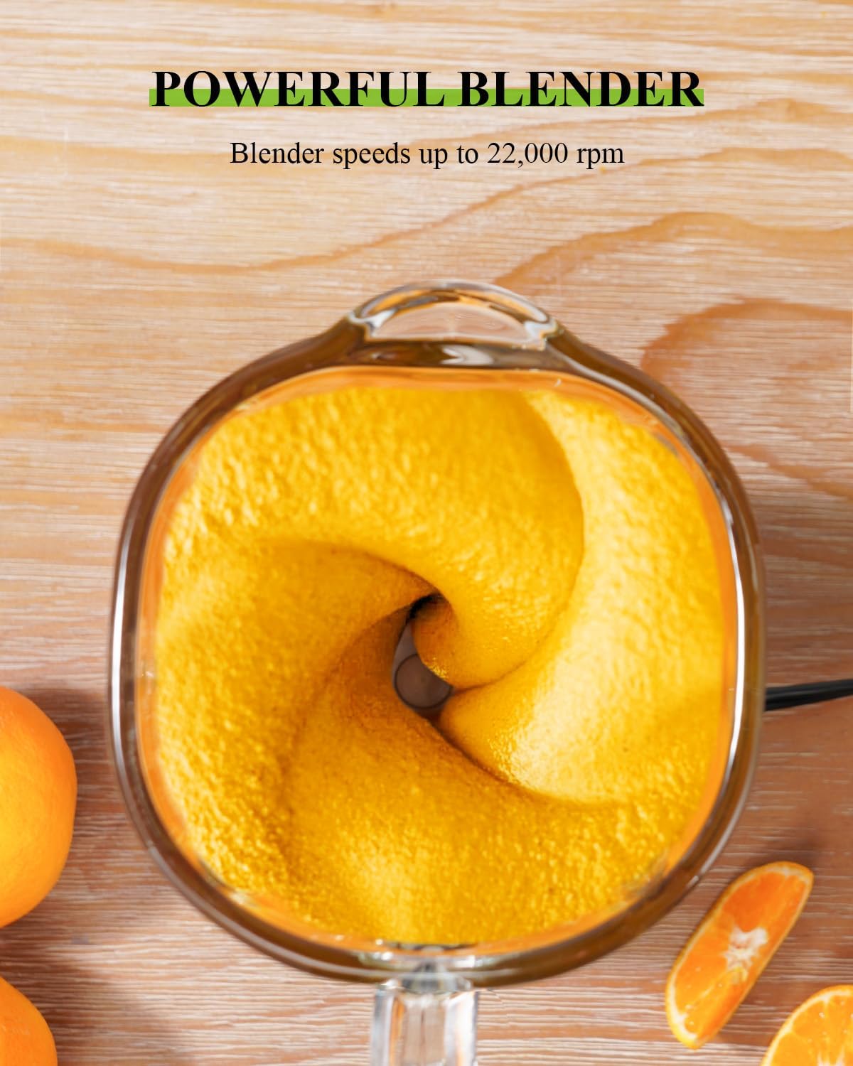 Blender Smoothie Maker 1L Glass Jug 6 Blade Ice Crushing Machine SHARDOR