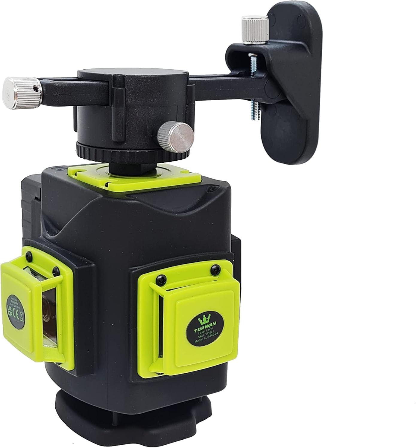 TOPWAY 3D Laser Level 12 Lines 360° Green Self-Leveling Tool w/ Tripod & Battery