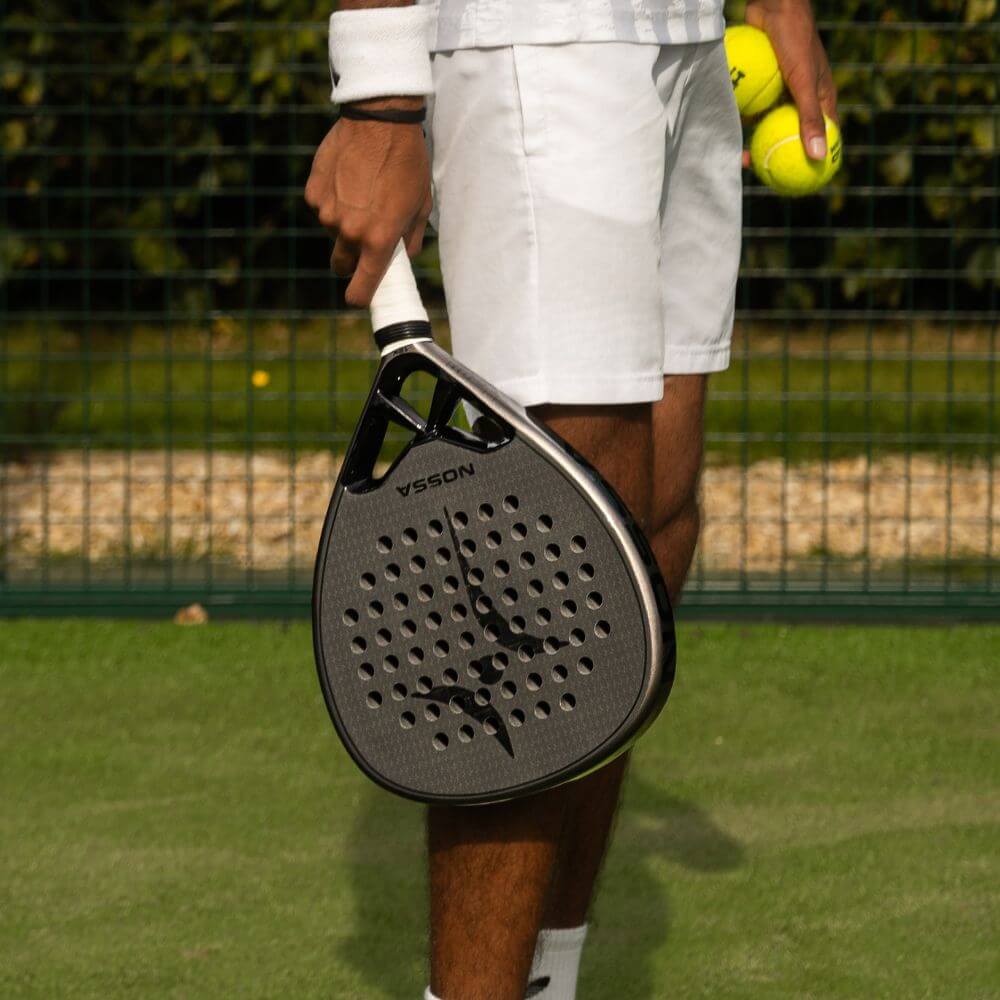 Padel Racket Carbon 12K EVA Foam Control Power Grip Lightweight Nossa Core