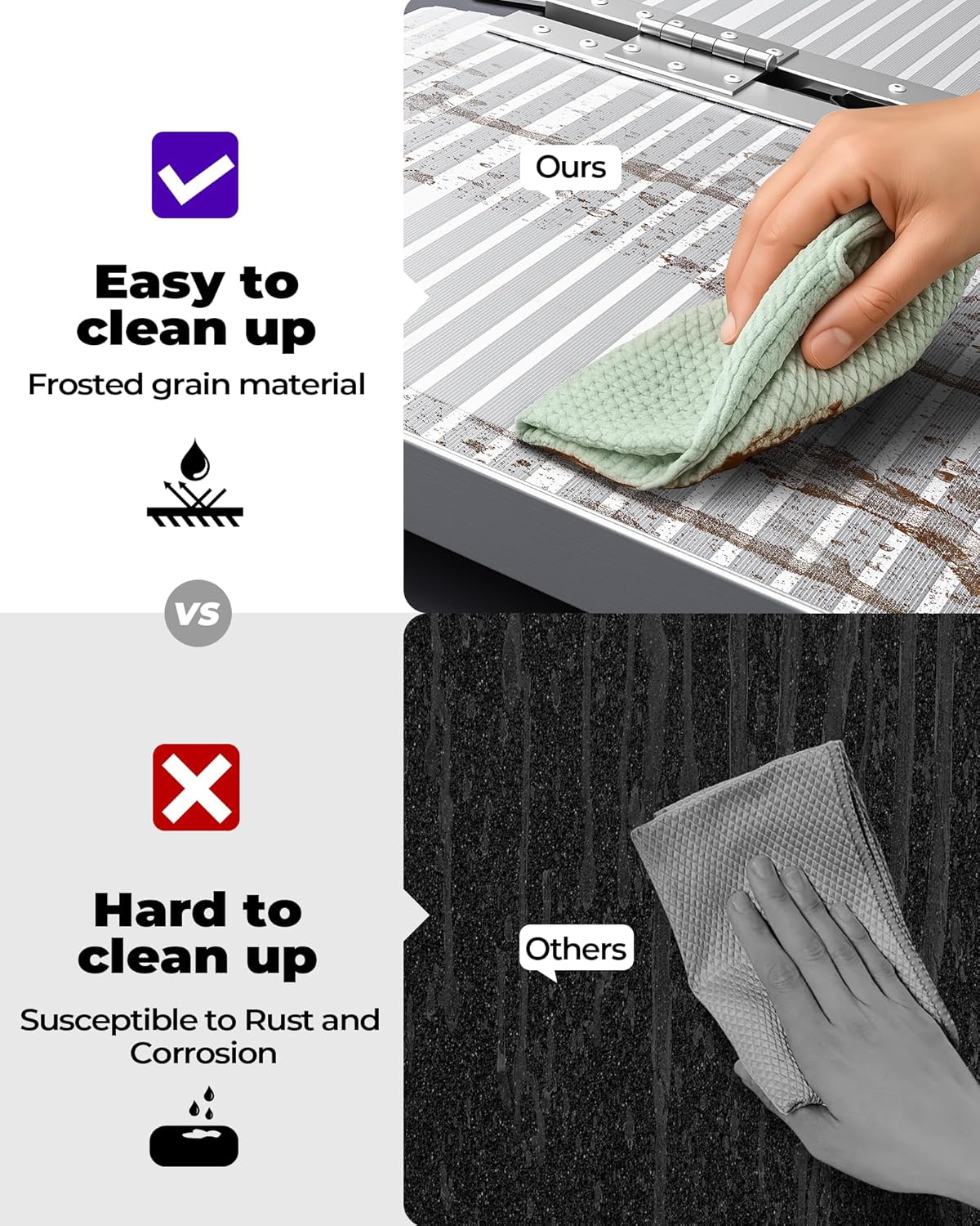 Wheelchair Ramp 7FT Folding Extra Wide 29.2inch Portable Aluminum FACHNUO