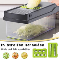 Vegetable Chopper, 12-in-1 Mandoline Slicer with Container, OLIYA - Massive Discounts