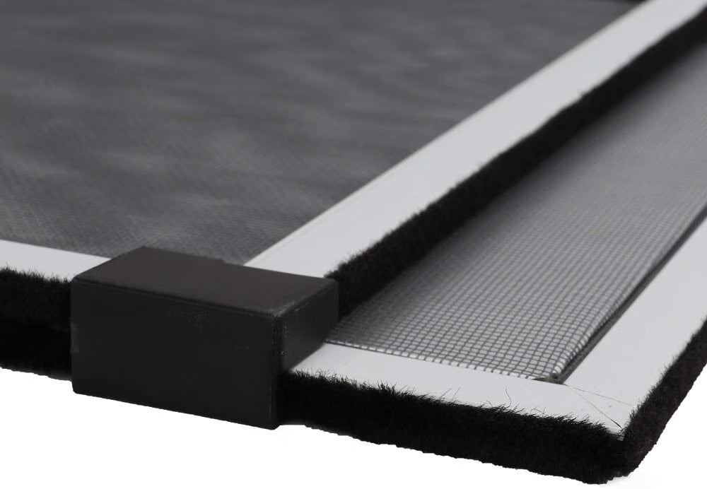 Adjustable Window Screen 50x70-132cm Aluminum Anti Mosquito Mesh White Flyzzz