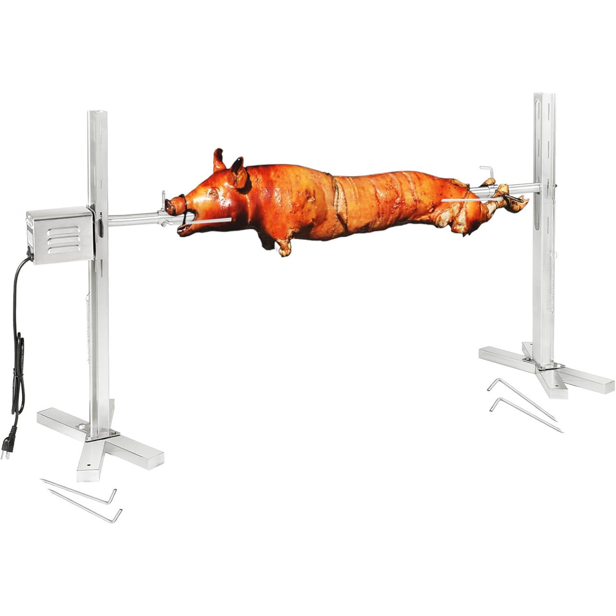 Rotisserie Grill 40kg Electric Automatic Spit Roast Hog Pig Chicken BBQ Roaster