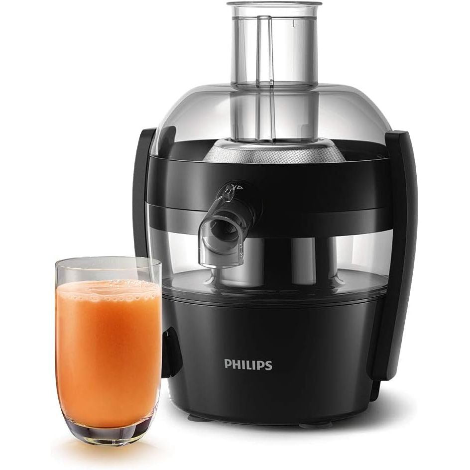 Philips HR1832 Viva Collection Compact Juicer 500W Black - UK Plug