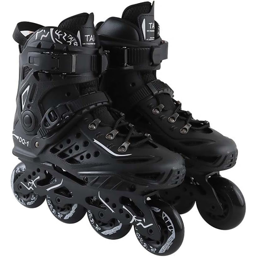 YYW Inline Skates for Adults & Beginners, Professional Roller Skates, Black - Massive Discounts