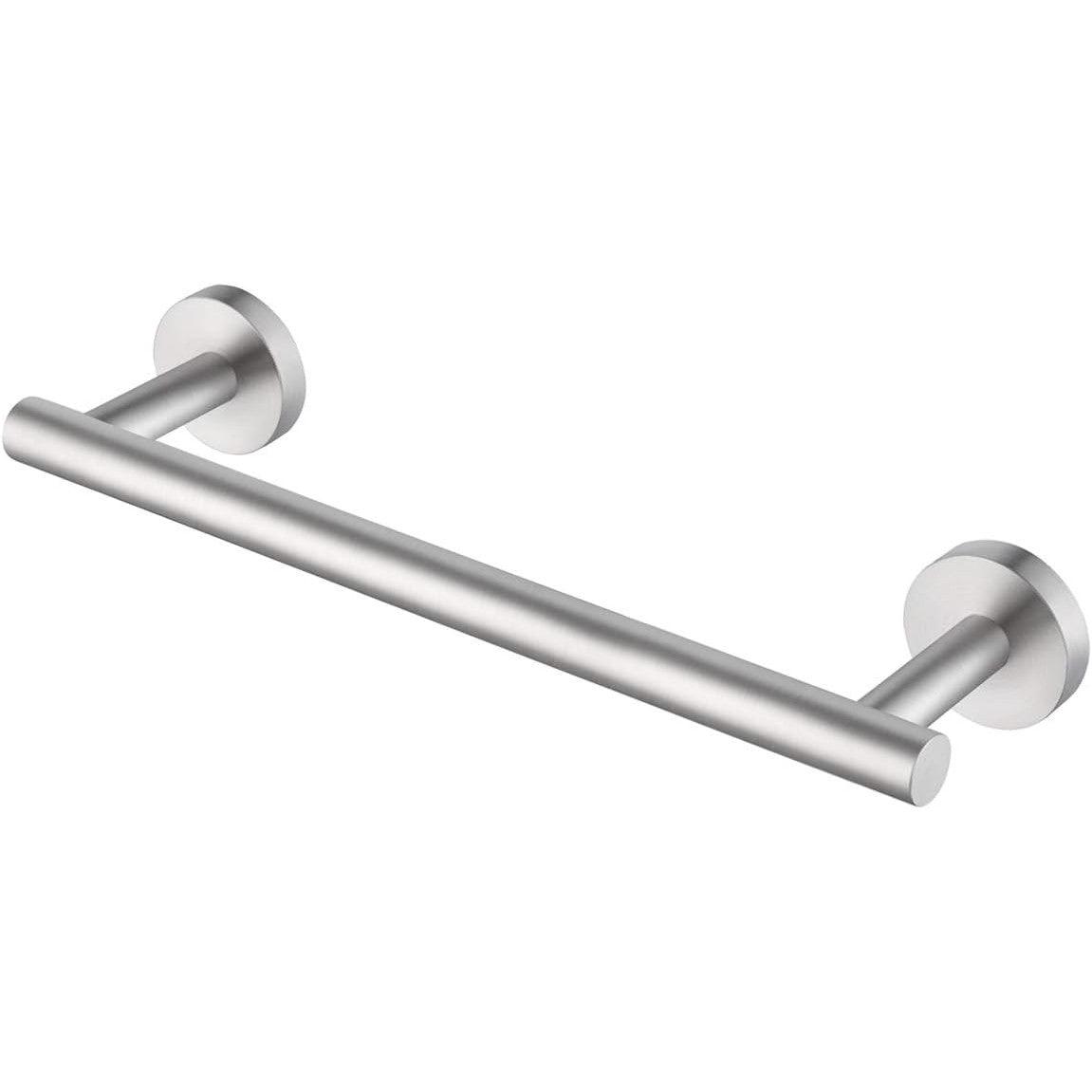 KES Towel Rail Wall Mounted Towel Holder Small Towel Rail 30CM Brushed - Massive Discounts