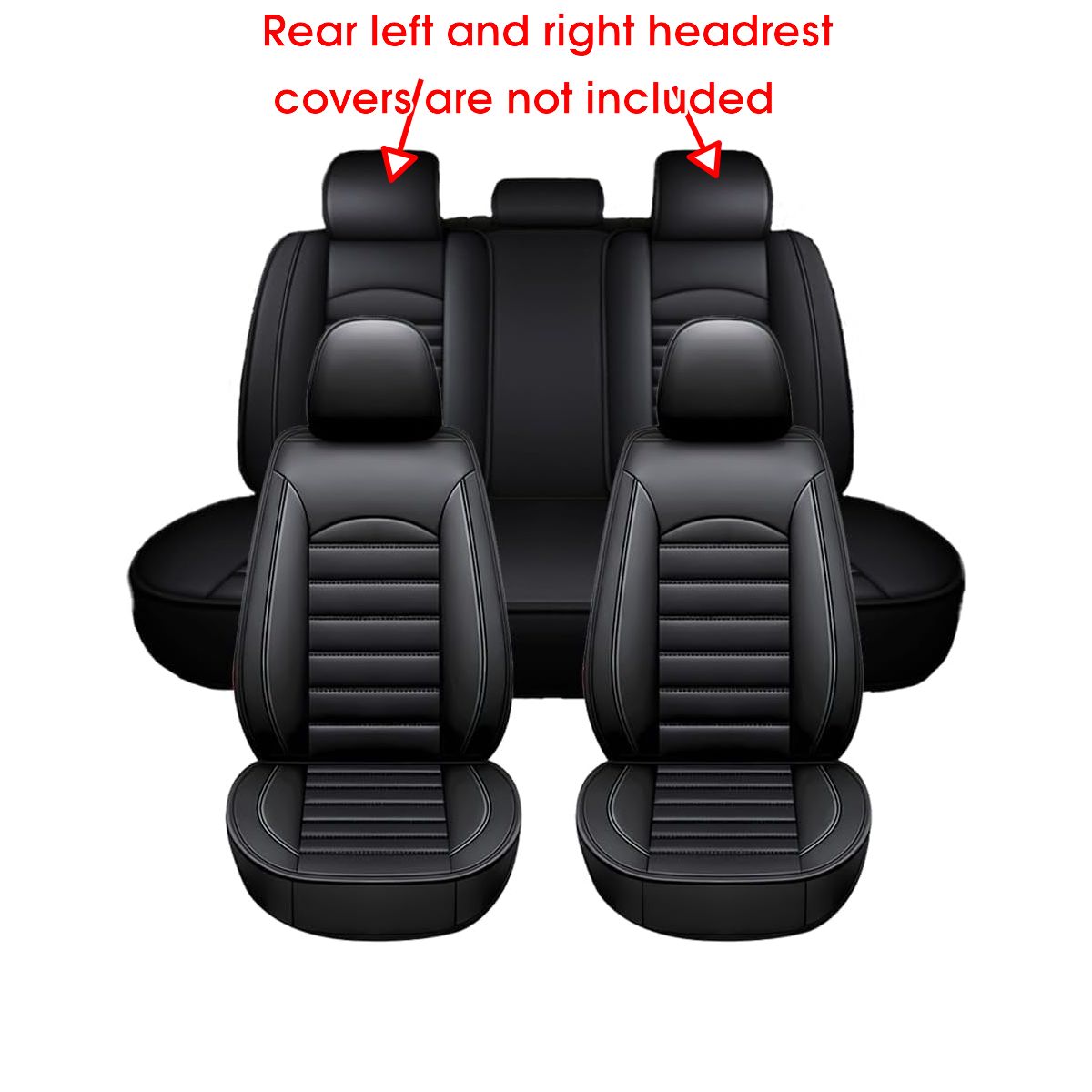 Car Seat Covers Set of 5 Mercedes B Class C E GLB GLC Faux Leather Chifeng