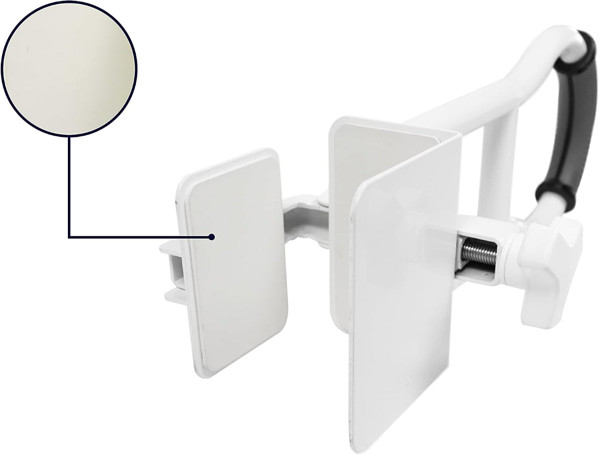 Bathtub Grab Rail Padded Bath Support Handle Elderly Grey Bathroom Aid KMINA