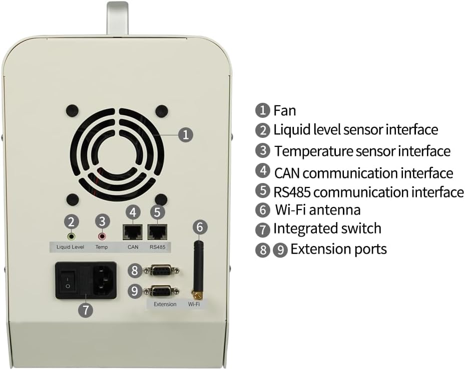 Peristaltic Pump 12L/min WiFi Variable Speed Touch Screen M5 Stepper Motor Dosing