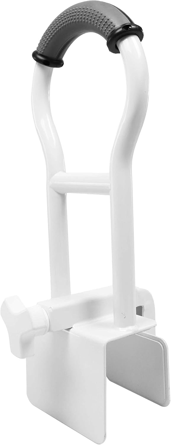 Bathtub Grab Rail Padded Bath Support Handle Elderly Grey Bathroom Aid KMINA
