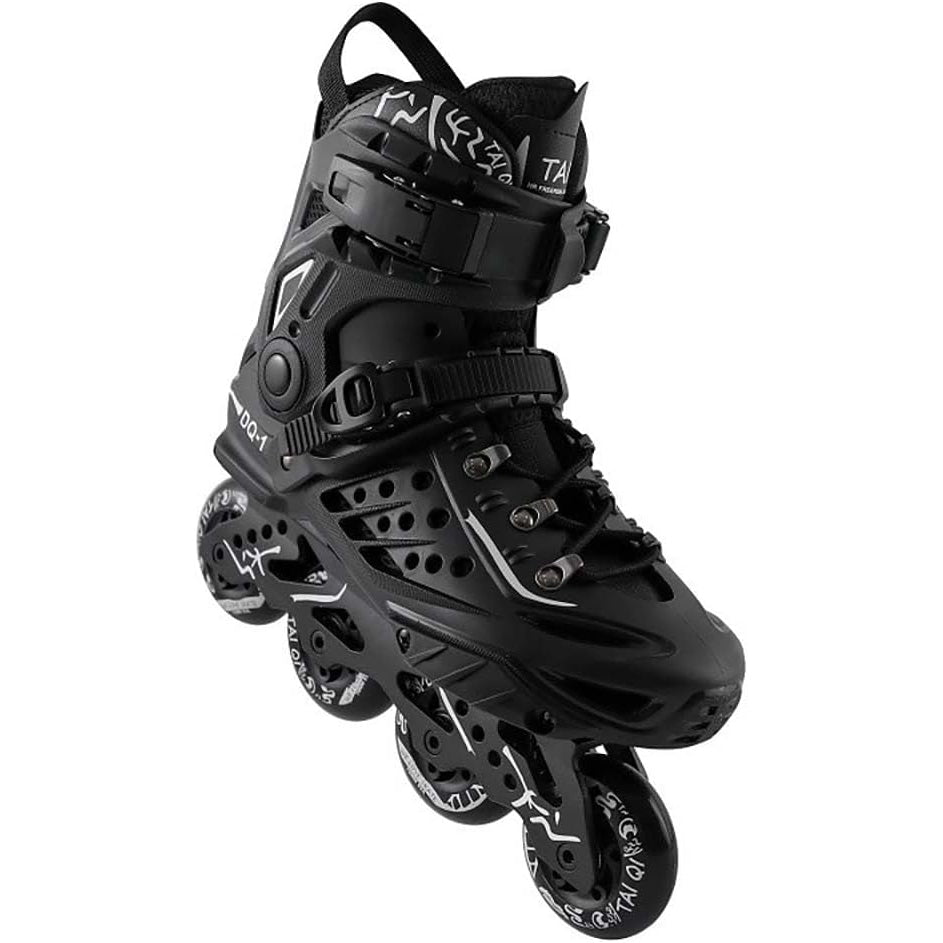 YYW Inline Skates for Adults & Beginners, Professional Roller Skates, Black