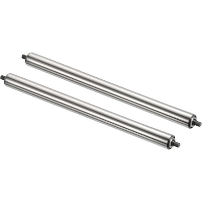 Conveyor Roller 1.5 Inch x 24 Inch Stainless Steel 2 Pack PATIKIL