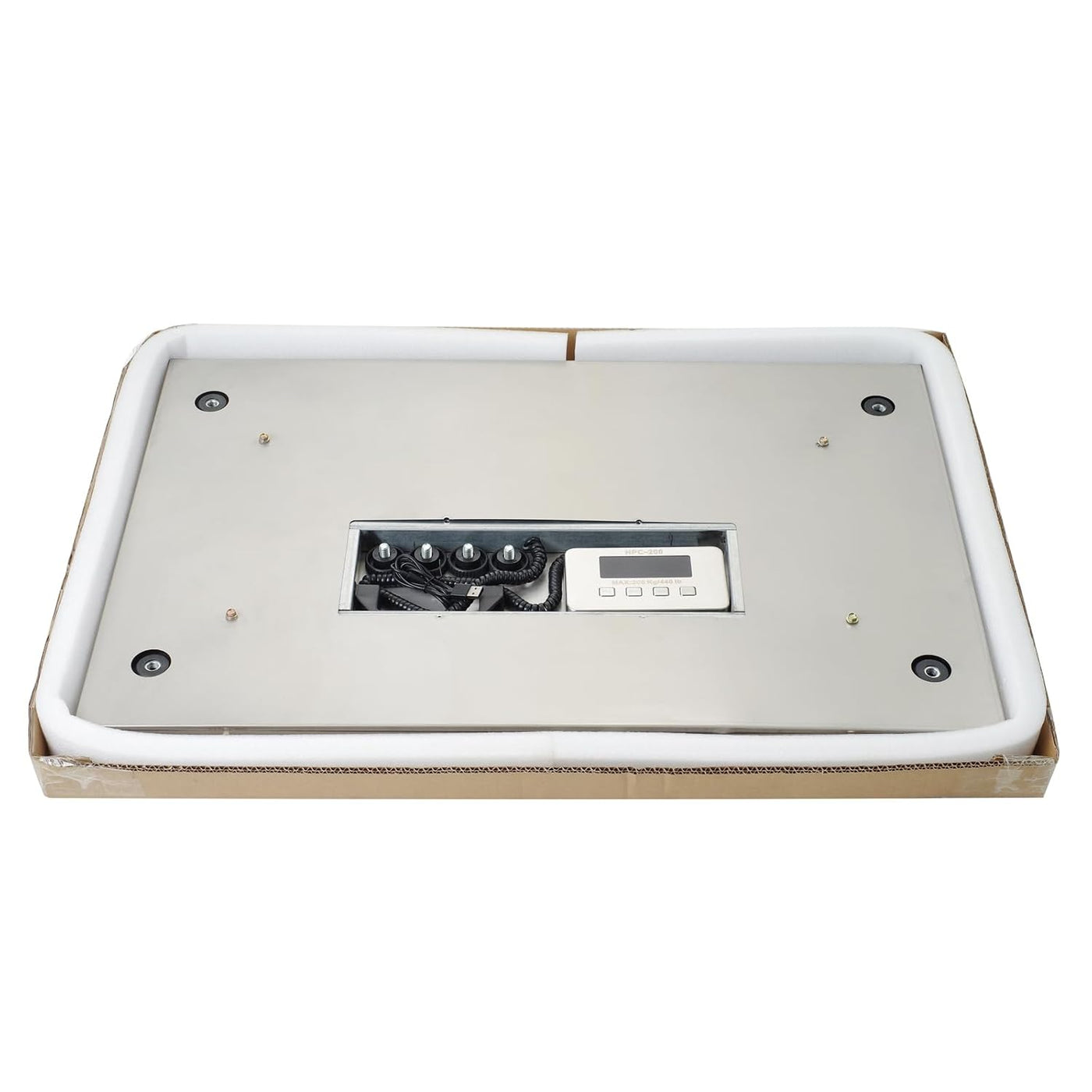 Digital Platform Scale 500kg Heavy Duty 80x50cm Vet Pet Warehouse LCD Weighing