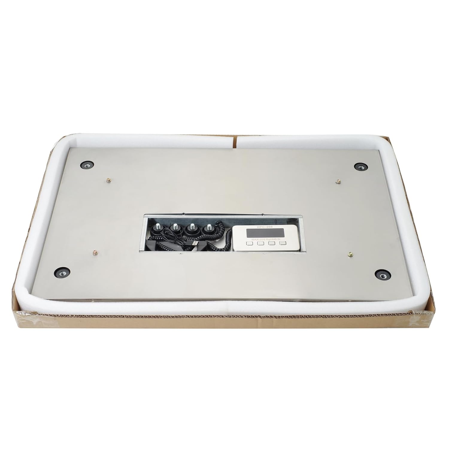 Digital Platform Scale 500kg Heavy Duty 80x50cm Vet Pet Warehouse LCD Weighing