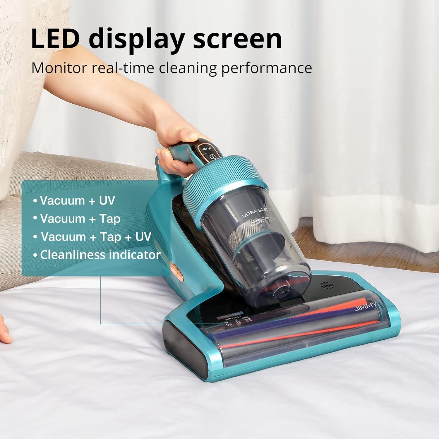 Jimmy BX7 Pro Mattress Vacuum 700W, UV & Ultrasound, LED, Dust Mite Sensor
