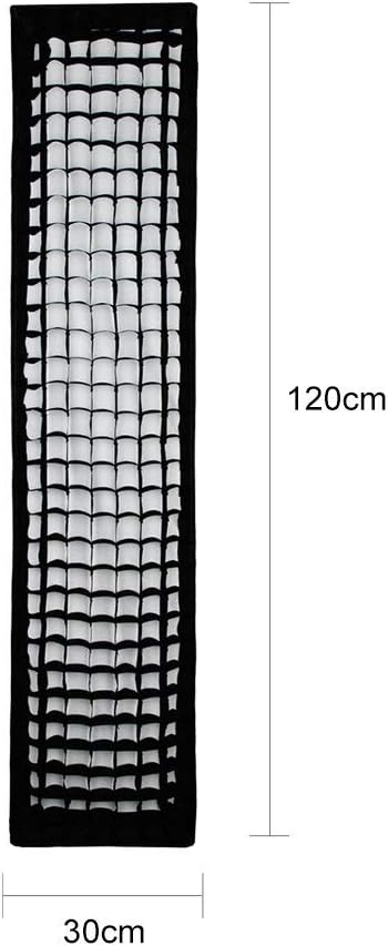 Godox 2PCS Strip Softbox 30x120cm with Honeycomb Grid Bowens Mount Studio Flash