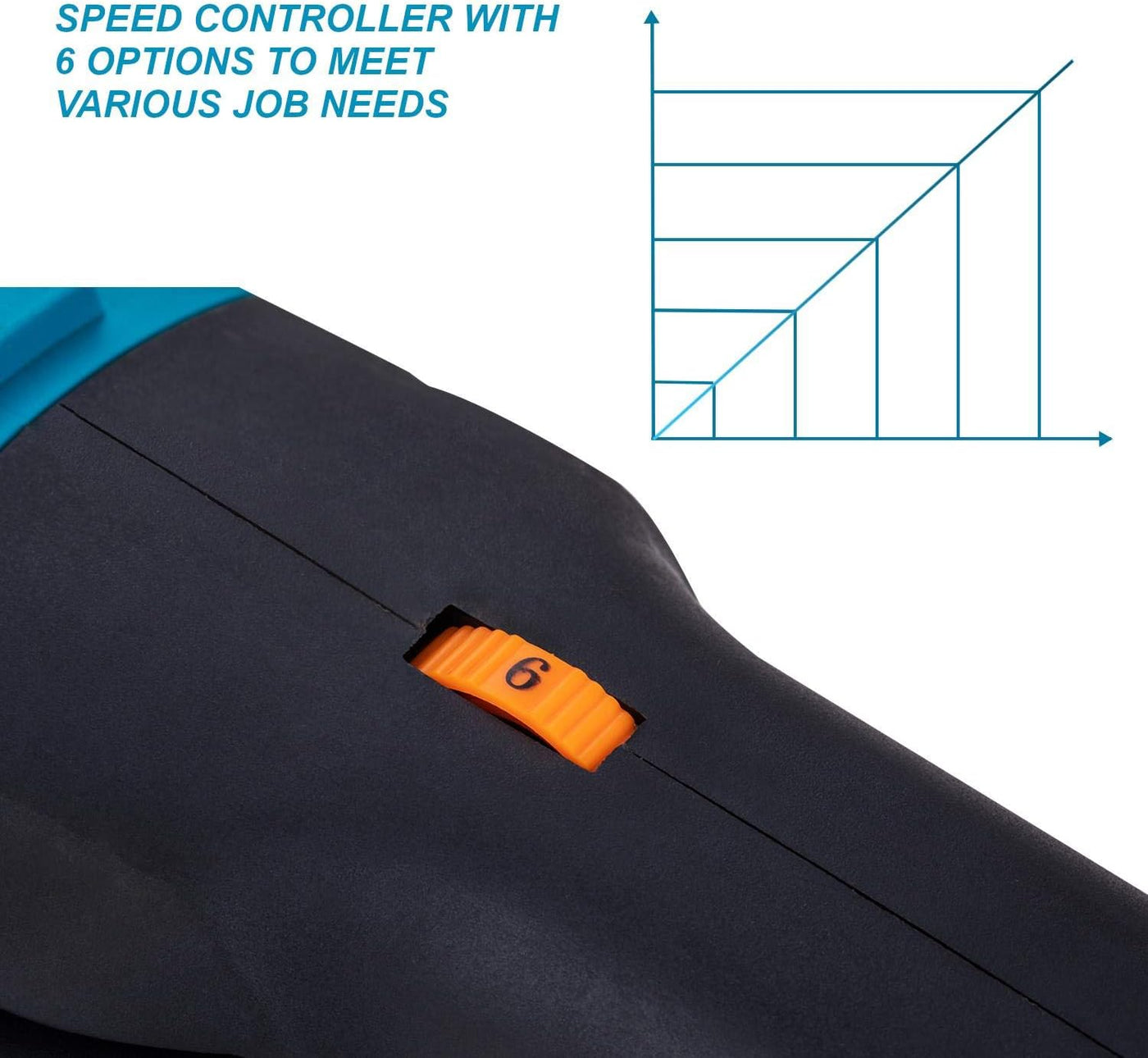 Black suit with orange number '6' on a white background