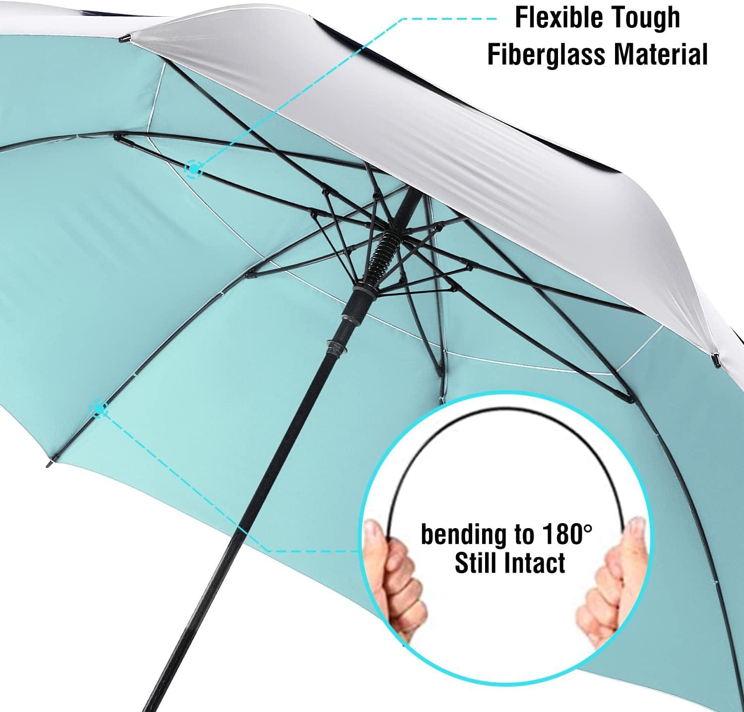 G4Free Golf Umbrella 68 In Oversize UV Protection Auto Open Windproof - Massive Discounts