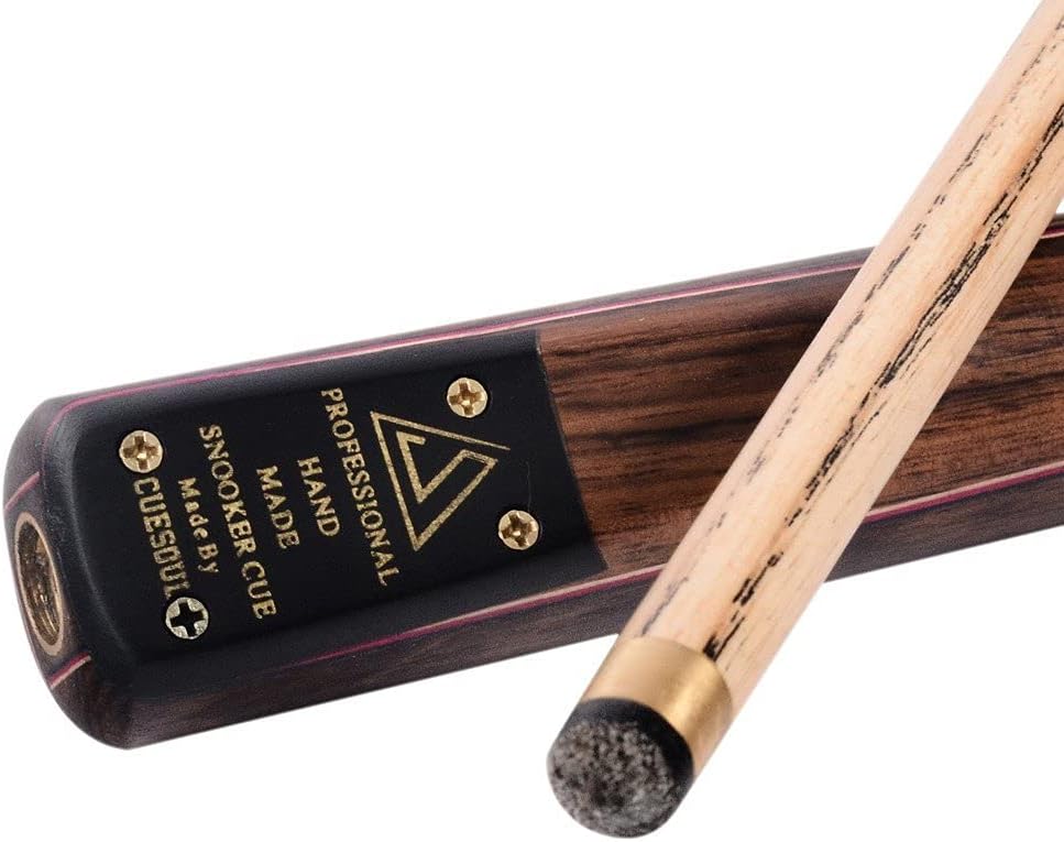 CUESOUL Snooker Cue 57 Inch 18oz Rosewood 3/4 Jointed 9.5mm Extension Case