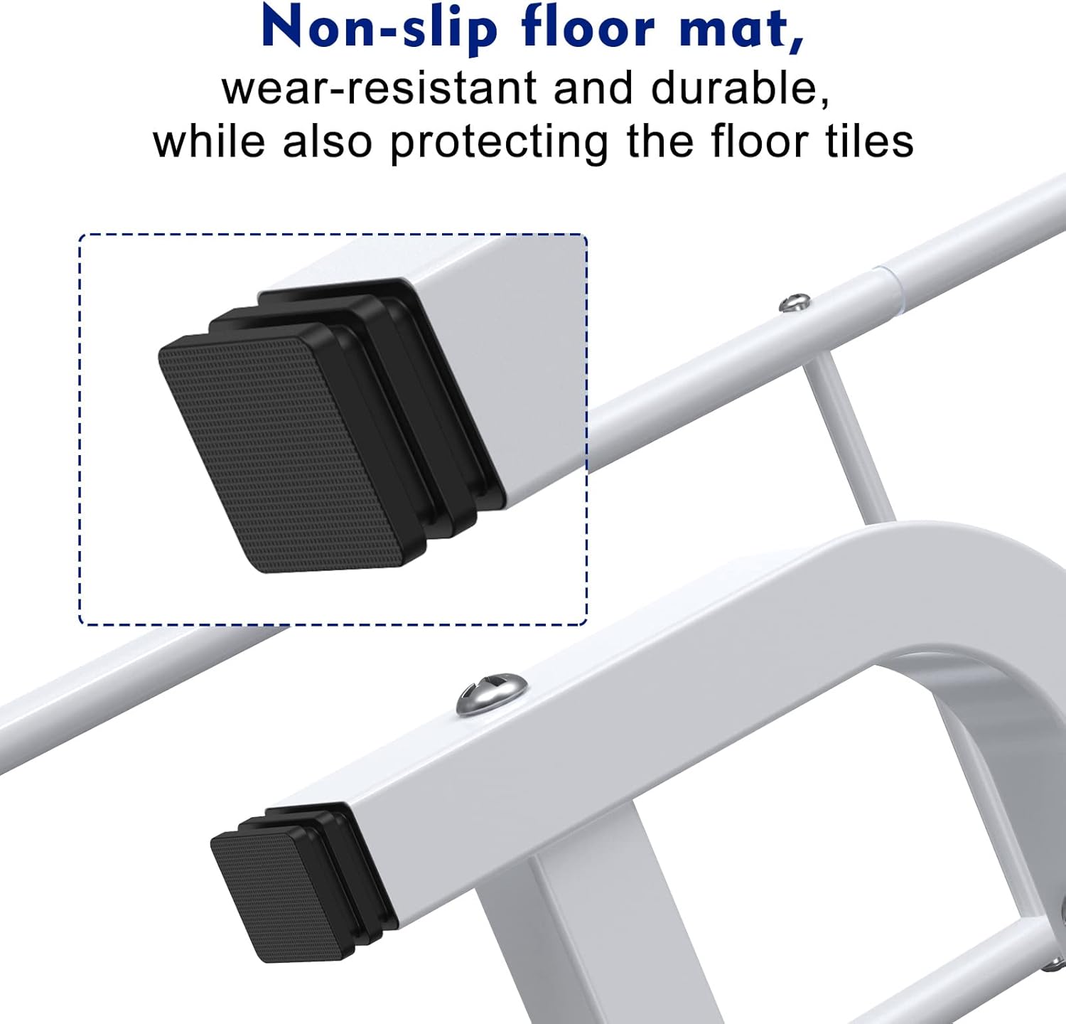 Non-slip floor mat with wear-resistant and durable properties, shown on a white background.