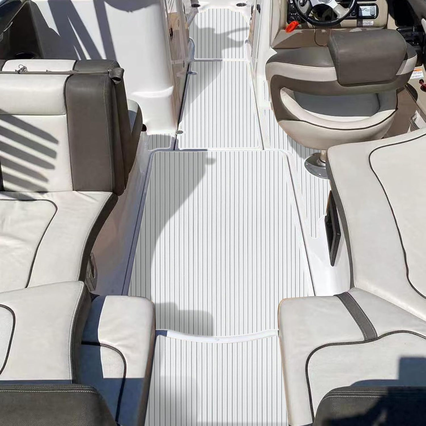 Boat Deck Flooring EVA Foam Non Slip Self Adhesive Camo Kayak Yacht 240x115CM