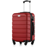 Carry On Suitcase 20 Inch ABS PC Hard Shell Cabin Luggage for EasyJet COOLIFE