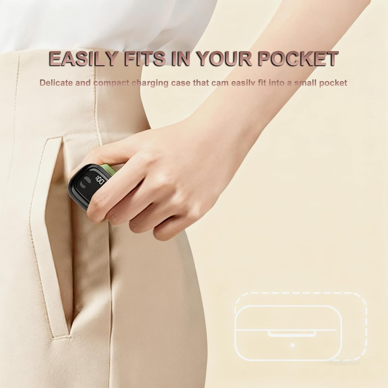 Invisible Small Sleep Earbuds Bluetooth Mini Headphones for Side Sleepers Xmenha