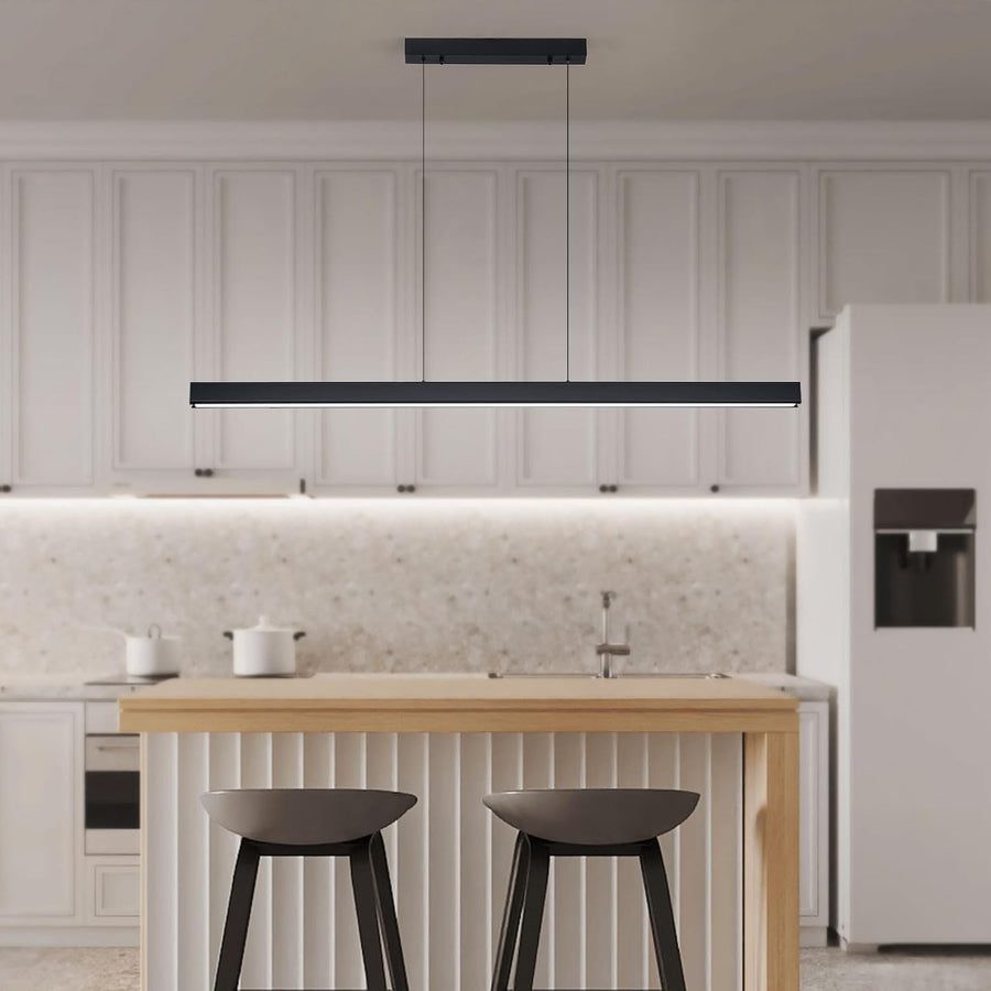 Linear Pendant Light 150cm Dimmable Remote Adjustable Kitchen Island Mikeru LED