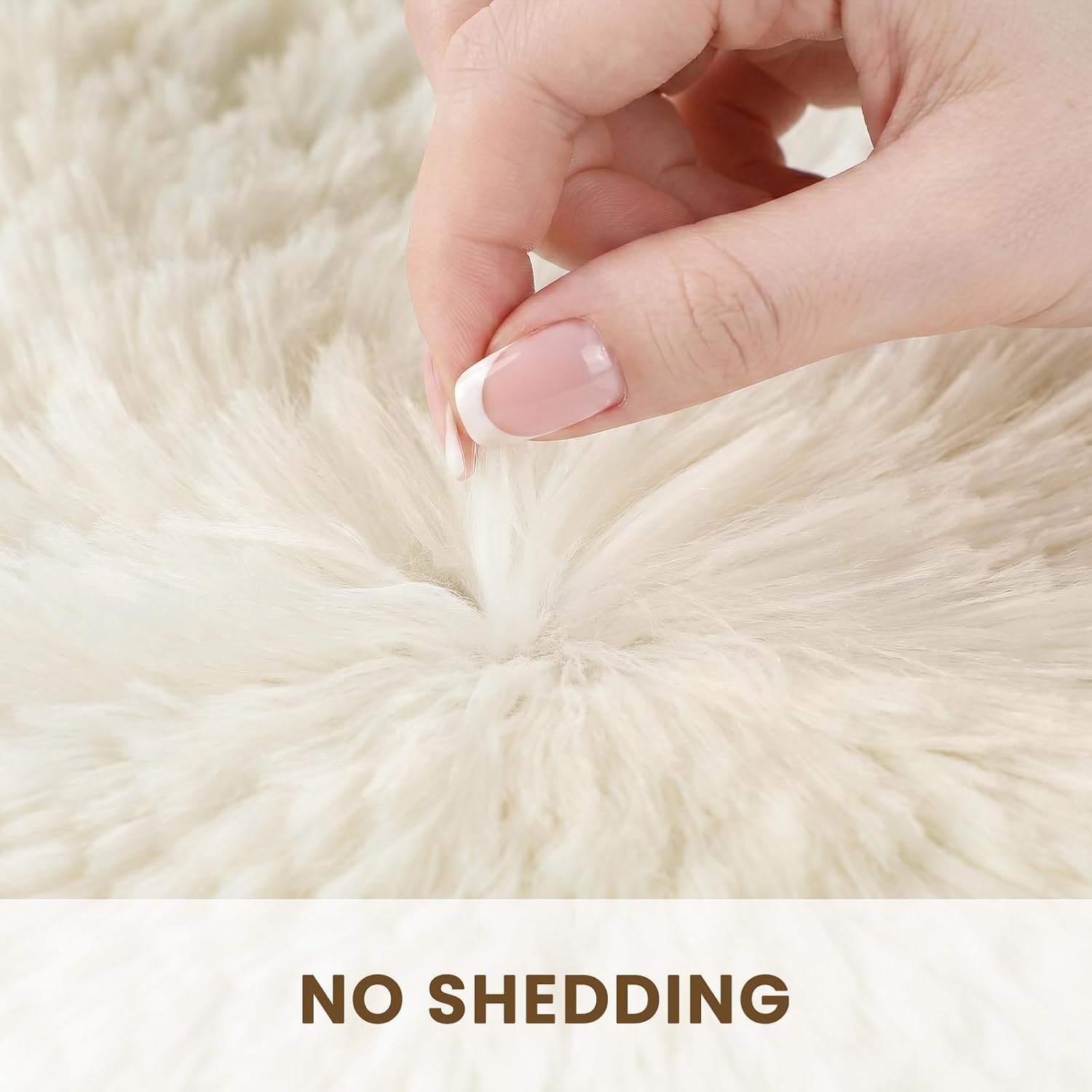 Large Shaggy Rug 240x340cm Cream Soft Living Room Bedroom Carpet Sour Lemon