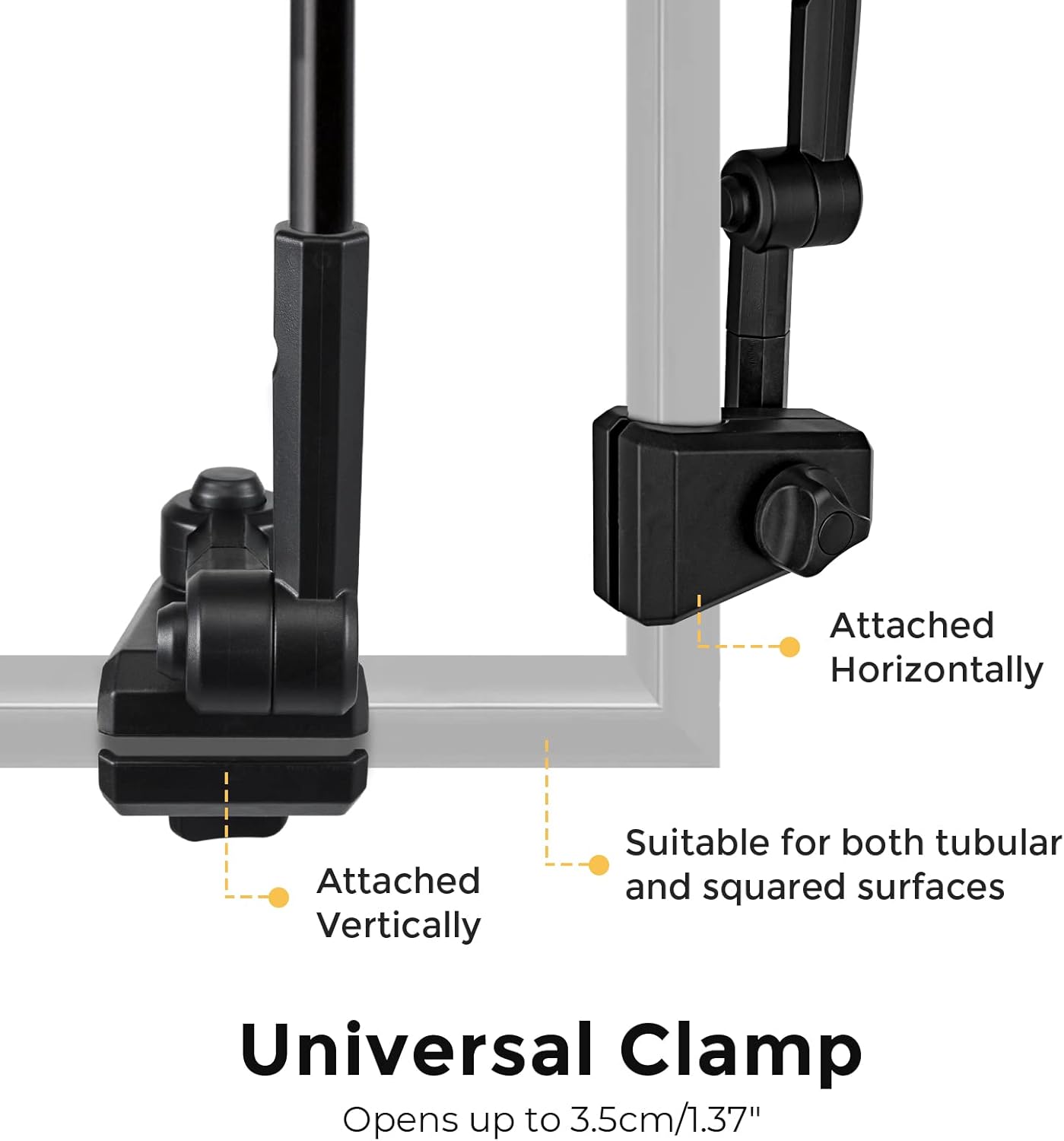 Clamp On Umbrella UPF50+ Adjustable UV Beach Chair Stroller Shade G4Free
