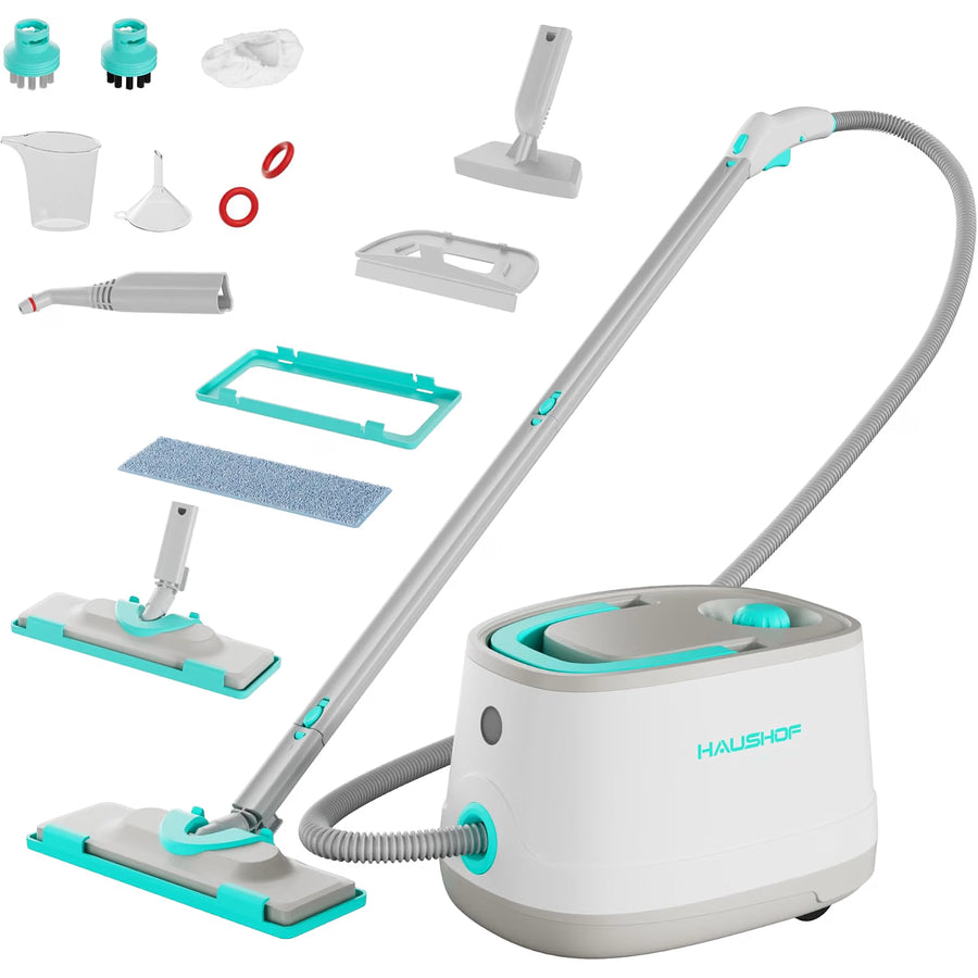 Steam Cleaner 2000W Multipurpose High Pressure 16 Accessories HAUSHOF Home Cleaning