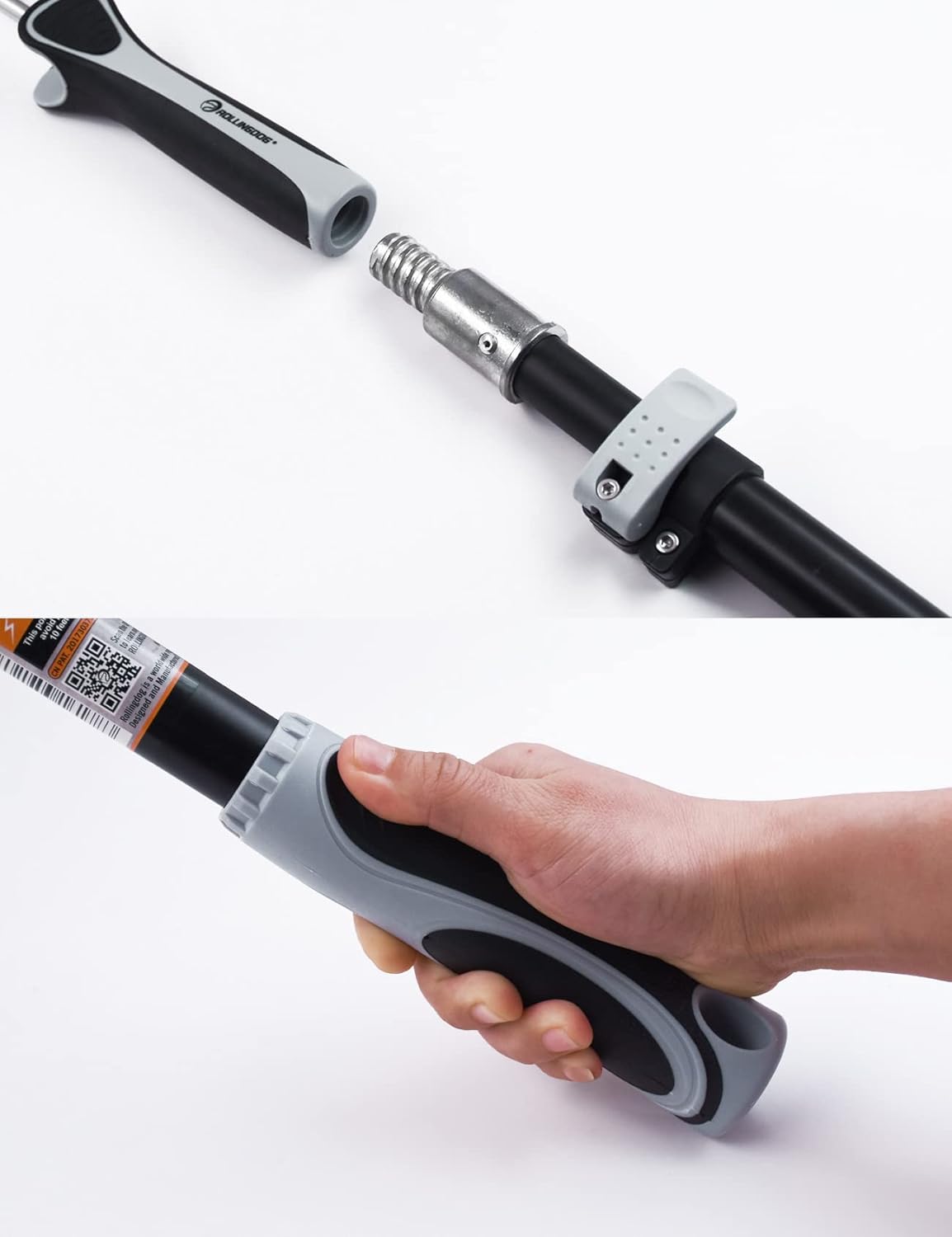 Paint Roller Extension Pole 1.1-2m Adjustable Handle ROLLINGDOG Painting Tool