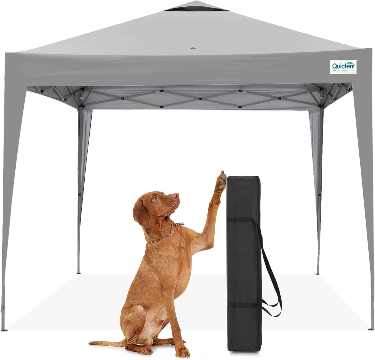 Pop Up Canopy Gazebo 3x3m Adjustable Height Event Shelter Green Quictent