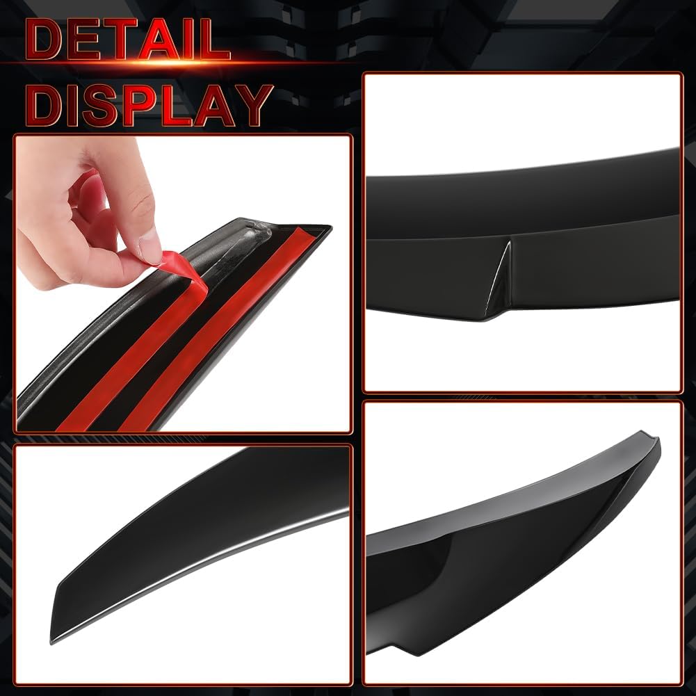 ACLONG Rear Trunk Spoiler for BMW 4 Series F36 2014-2020, Gloss Black