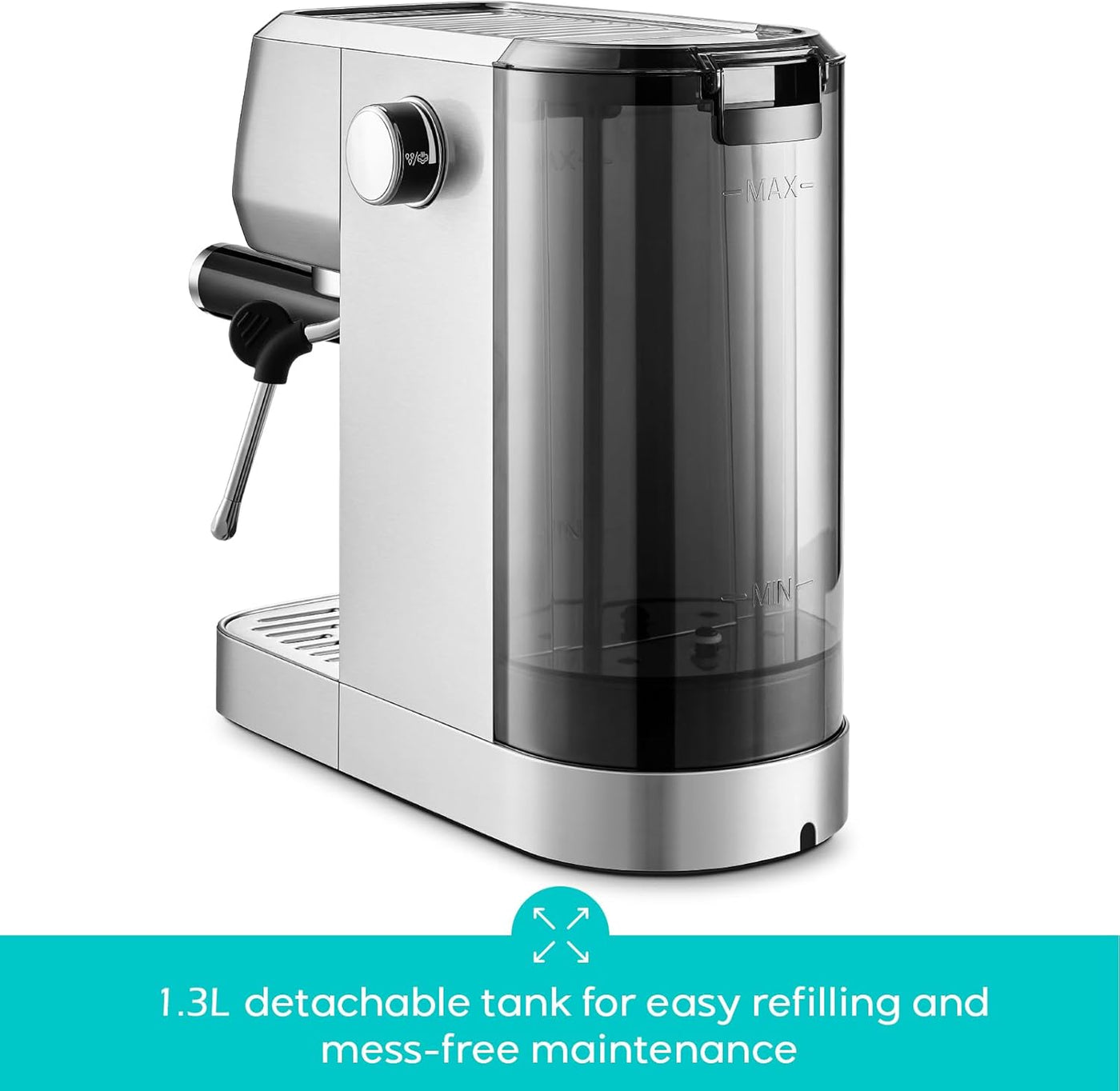 Espresso Coffee Machine 20 Bar Milk Frother Cappuccino Maker CASABREWS
