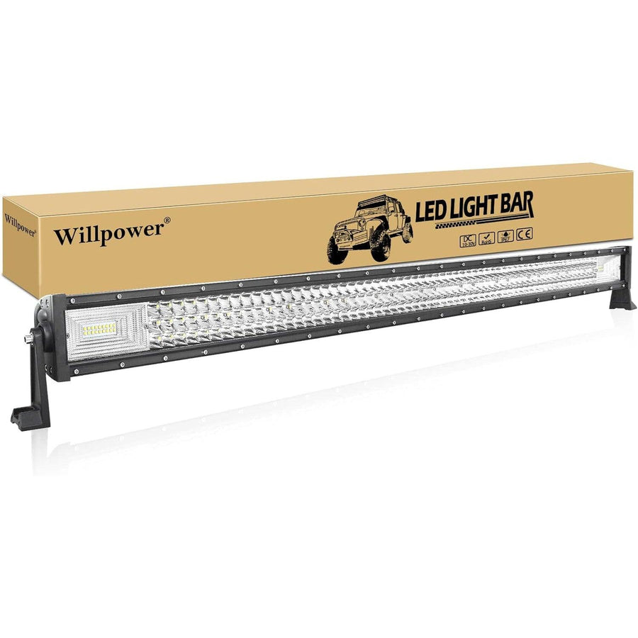 Willpower 50 Inch 648W LED Light Bar Spot Flood Combo Beam 12V 24V - Massive Discounts