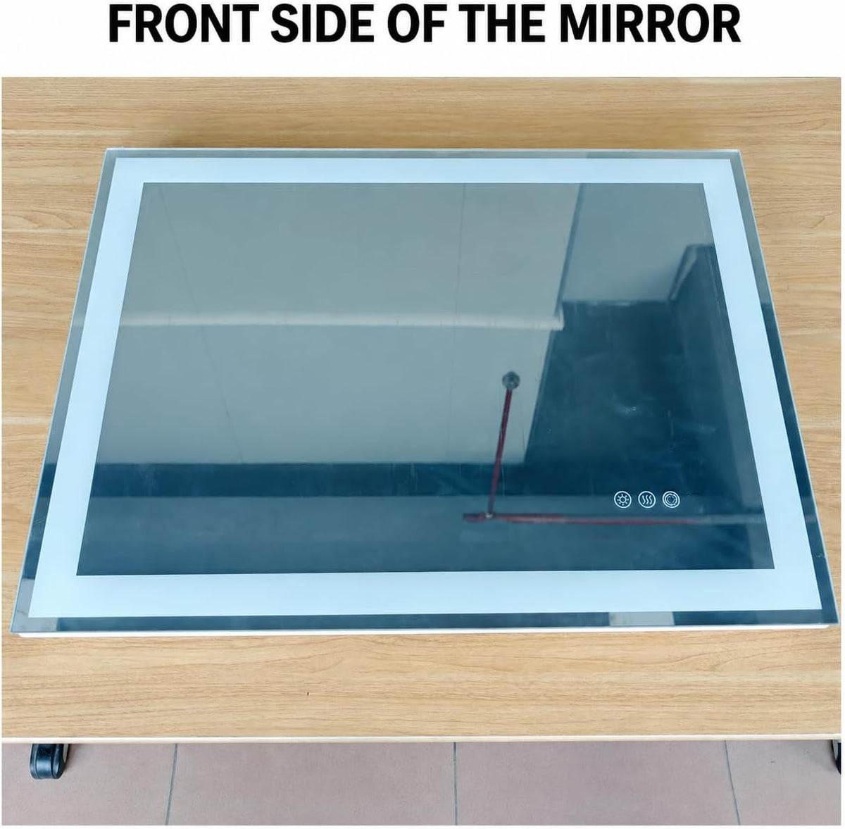 LED Bathroom Mirror 60x90cm Separate Front Backlit Illuminated Vanity Callsky