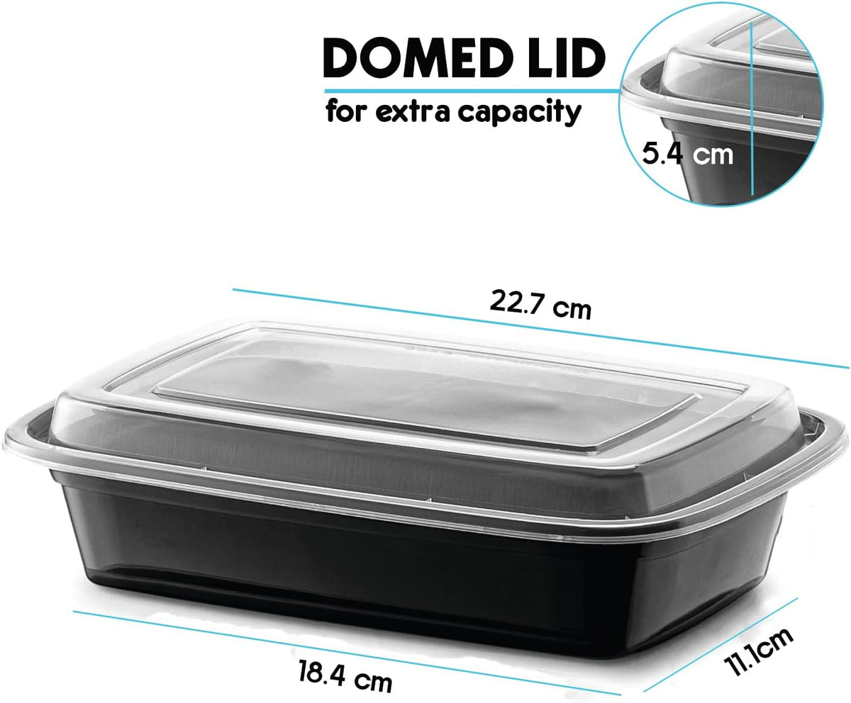 96 Pack Meal Prep Containers Reusable, BPA Free Food Prep Containers with Lids
