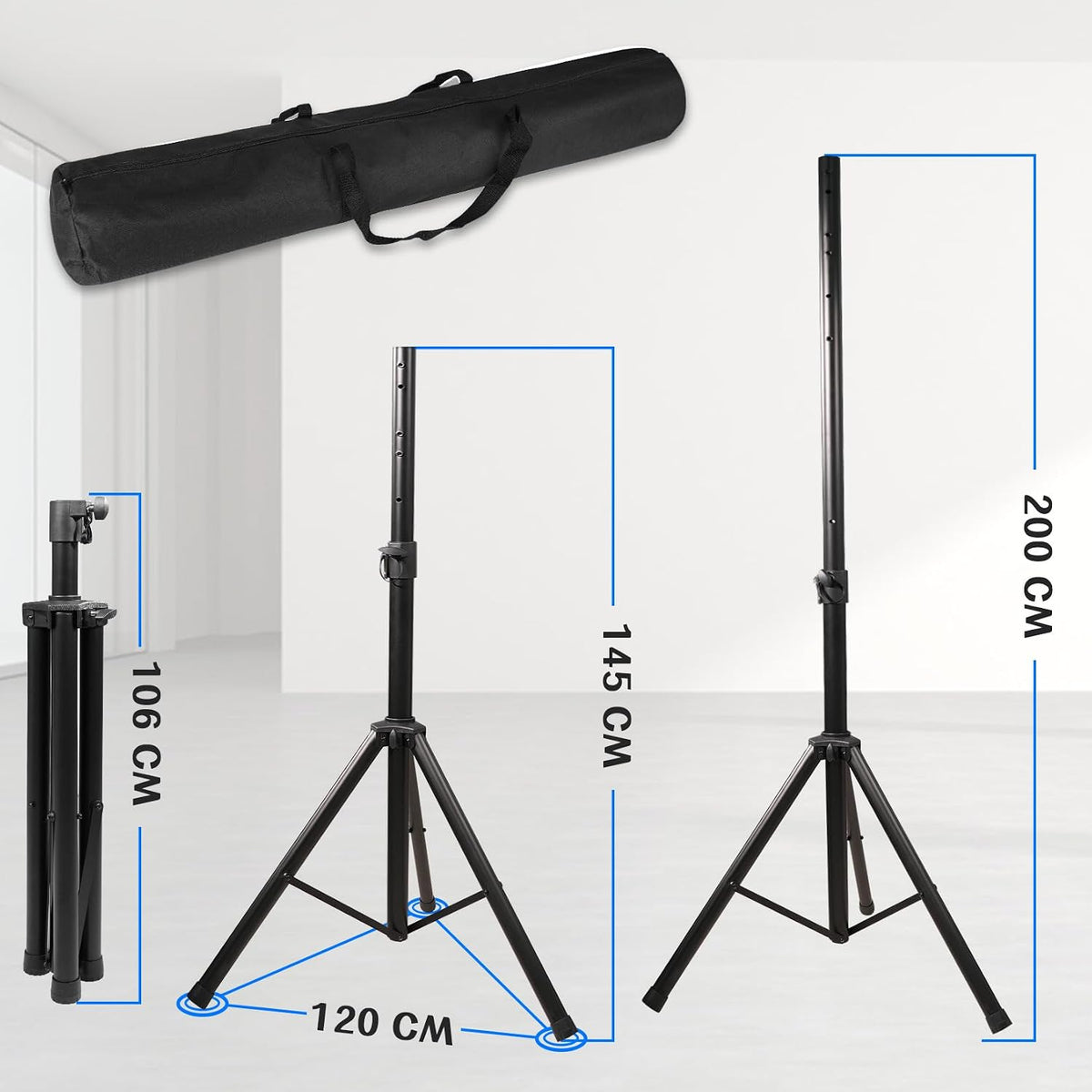 Dartboard Stand 3.7kg Heavy Duty Portable Dart Board Holder Tripod Turnart
