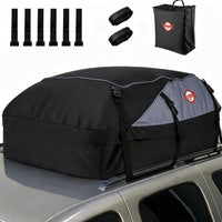 Car Roof Bag 20 Cu Ft Waterproof Cargo Carrier Door Hooks Sailnovo Rooftop Travel