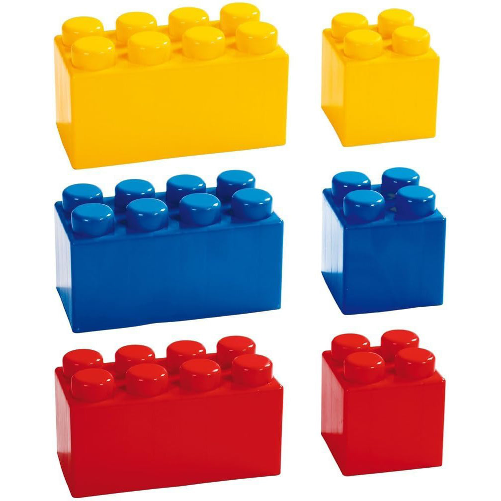 Polesie Building Brick, 45-Piece, 2X-Large, Multicolor Plastic Toy