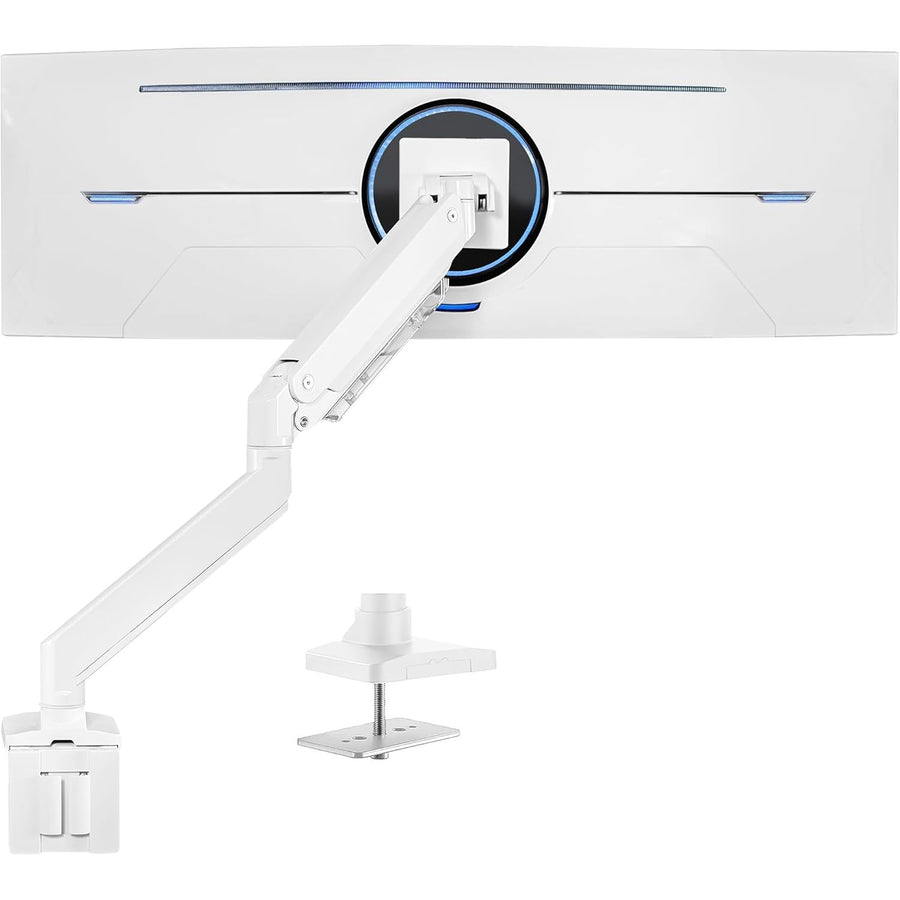 Ultrawide Monitor Arm 49 Inch Heavy Duty Pneumatic White VIVO
