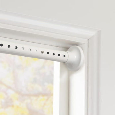 Extendable Shower Curtain Pole 90-140cm Stainless Steel 32mm No Drill Rod