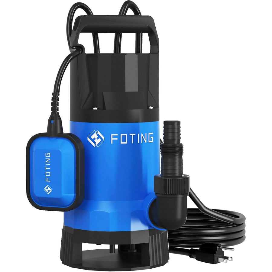 Submersible Water Pump 1000W 17600L/H Float Switch Sump Pump FOTING Electric