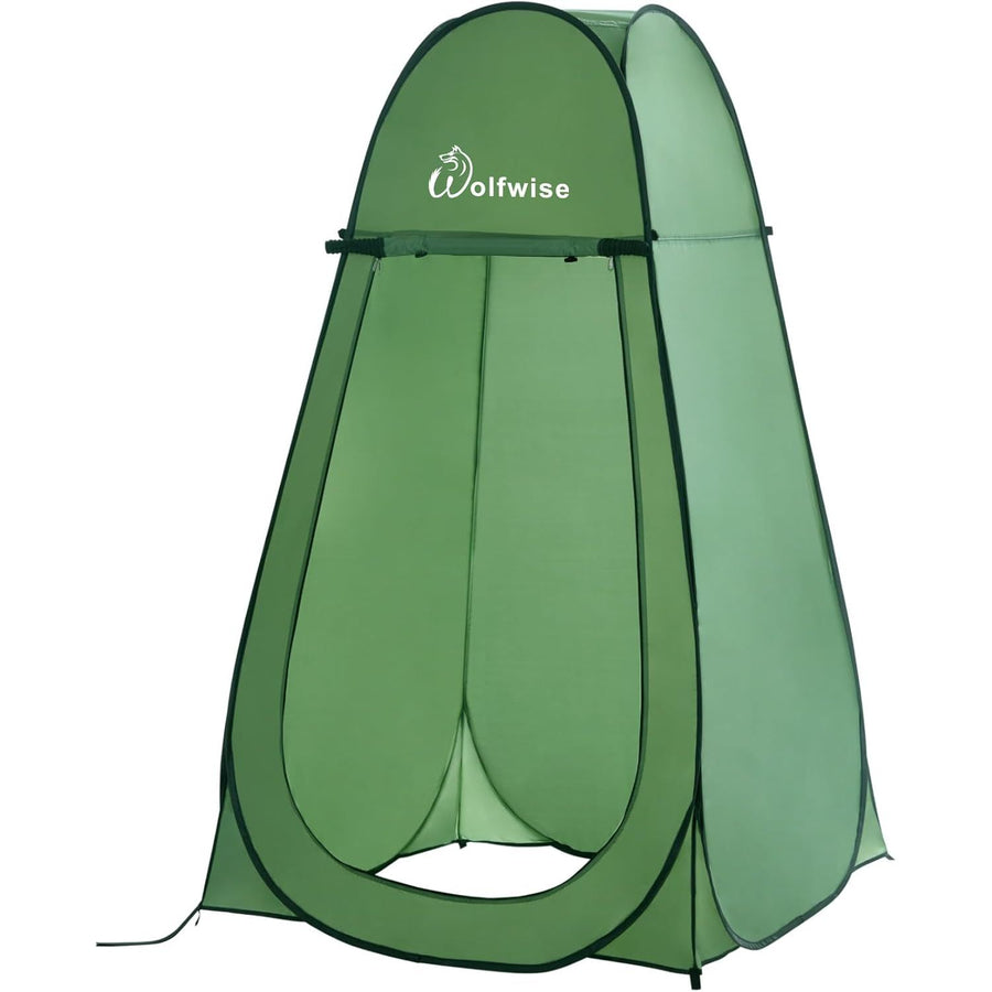 Pop Up Camping Toilet Shower Tent Waterproof Privacy Portable Room WolfWise