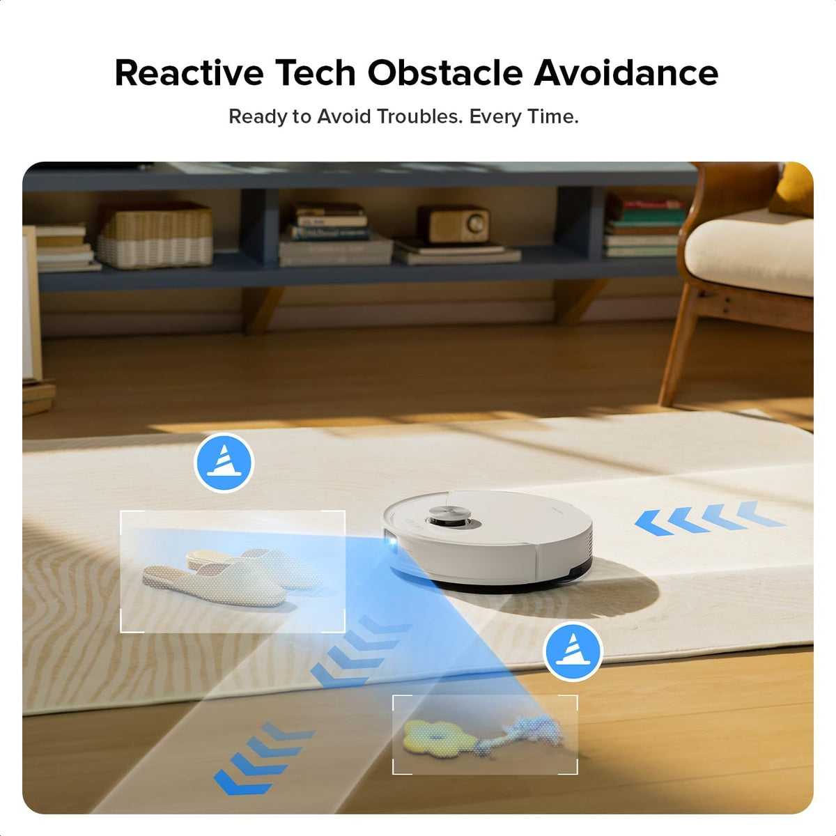 Robot Vacuum Cleaner Mop 10000Pa Powerful Suction Smart Floor roborock Q10 S5