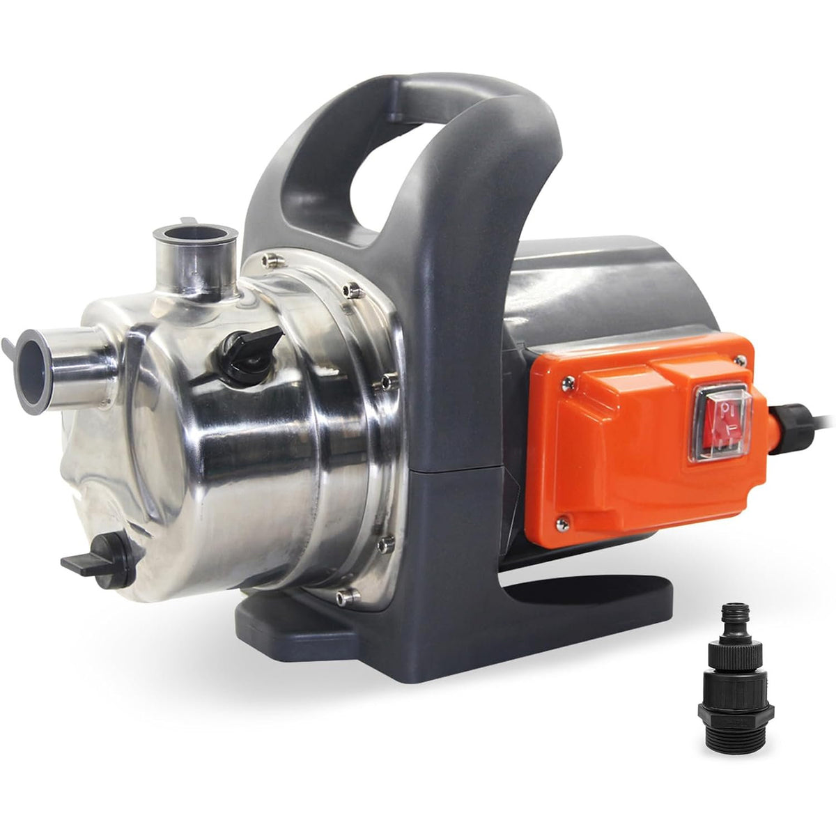 Garden Booster Pump 1200W 3500L/H 4.6 Bar Stainless Steel Jet Pump VEATON 46m