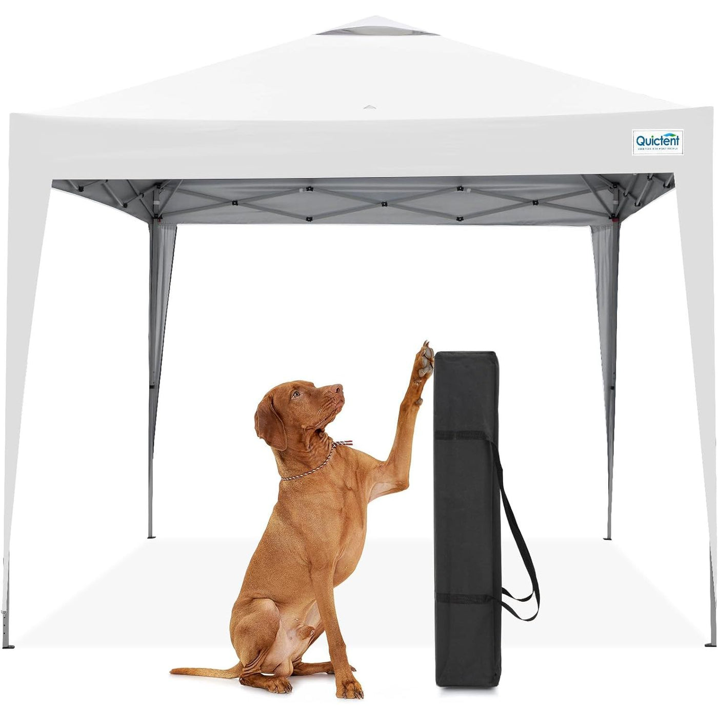 Pop Up Canopy Gazebo 3x3m Adjustable Height Event Shelter Green Quictent