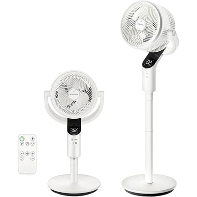 Air Circulator Fan 8 Speed Quiet 22dB Oscillating Remote Adjustable WOWDSGN